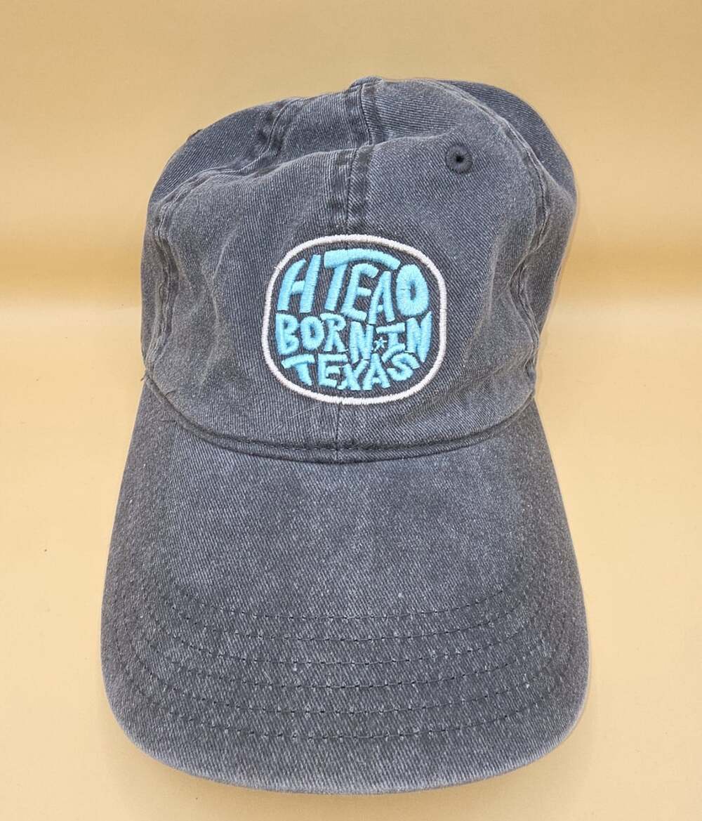 HTeaO Born In Texas Hat Adjustable Richardson Grey H Tea O Restaurant